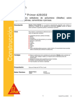 Primario Selladores Poliuretano Sikaflex Primer 429 202 PDF