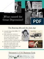 U - S - History Great Depression Causes DBQ