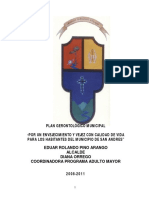 Plan - Gerontologico Cali PDF
