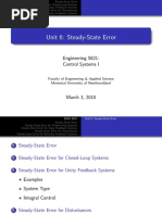 Steady State Error