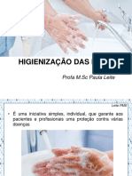 Aula Higienização Das Mãos