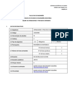 Silabo 2019-II Operaciones y Procesos Unitarios A