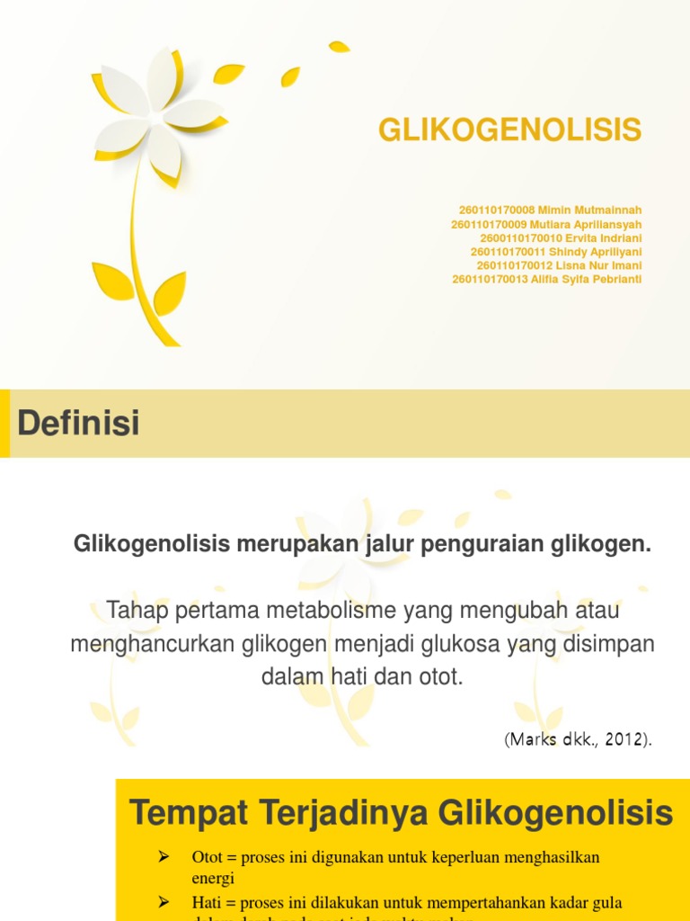 Glikogenolisis adalah