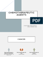 Chemotherapeutic Agents: A. Acred, L. Blake, S. Brodine, M. Devineni, B. Harris, B. Hatchell, C. James