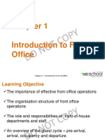 Chapter 1 - Introduction To Front Office