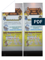 Pancarta Vial Folleto