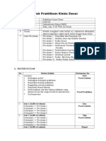 Kontrak Praktikum Kimdas Farmasi Rabu