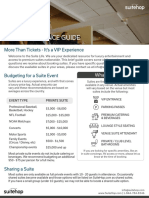 Suite Experience Guide: More Than Tickets - It's A VIP Experience