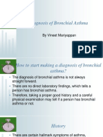 Diagnosis of Bronchial Asthma