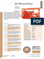 HL200M Dri-Prime Pump: Features Specifications