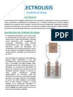 Electrolisis Del Cloruro de Sodio PDF