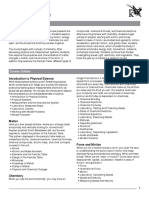 Physical Science: Course Overview