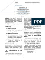 CARACTERÍSTICAS TRANSITORIAS DE LOS DIODOS