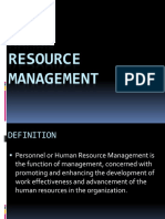 Human Resource Management