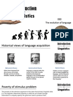 3 Evolution of Language