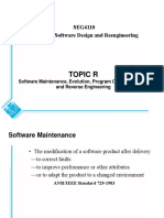 Topic R: SEG4110 Advanced Software Design and Reengineering