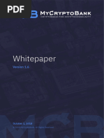 MyCryptoBank White Paper