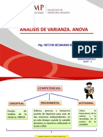 Analisis de Varianza de Un Factor Upsm 2019