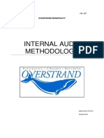 Internal Audit Methodology for Municipal Operations