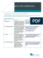 Subdivision process