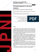 Perinatal Asphyxia and Hypoxic-Ischemic Encephalopathy