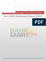 Error Spotting Practice Sets: For ISRO Assistant Exam 2017