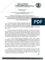 Legal Opinion No. 04 Series 2014 (Provincial Atty. of Laguna)