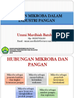 Lecture 6. Peran Mikroba Dalam Industri Pangan