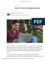 79 Websites To Get Freelance Jobs Fast