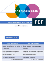 Techniques For IELTS Writing Task 1
