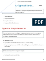 1-1 Review - Four Types of Sentences - SMRT English