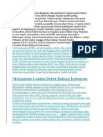 Cara Mengikuti Lomba Debat Bahasa Indonesia SMA