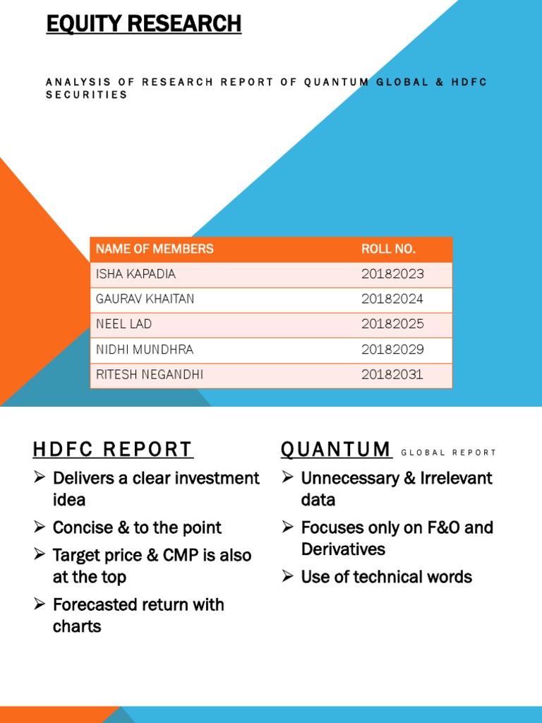 Equity Research.. | PDF | Business | Law