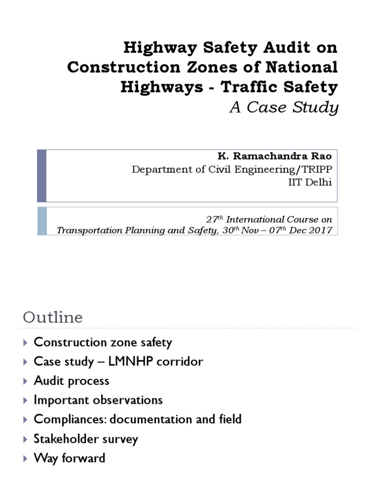 Workzone Safety IMP 1 PDF PDF Traffic Road