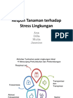 Respon Stress Tumbuhan