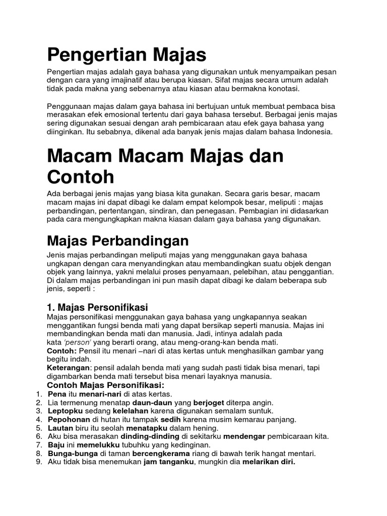 Majas Pdf