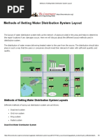 Water Distribution Systems Overview | PDF | Plumbing | Water