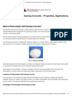 Photocatalytic Self-Cleaning Concrete - Properties, Applications PDF