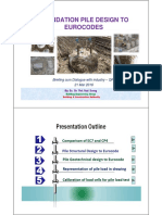 Foundation Pile Design To Eurocodes