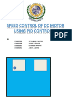 DC Motor Speed Control