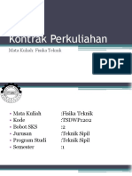 Fisika Teknik Mata Kuliah