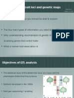 Lecture 2 Qtls and Genetic Maps