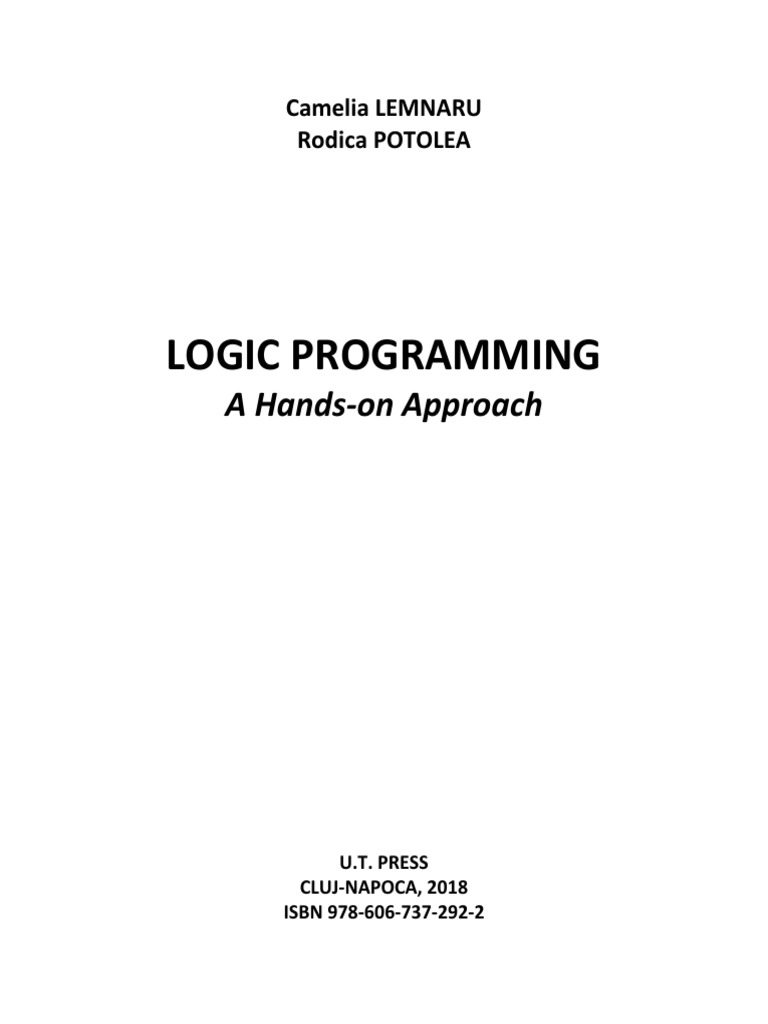 Logic Programming: A Hands-On Approach | PDF | Formalism (Deductive ...