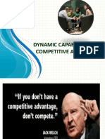Dynamic Capabilties and Competitive Advantage