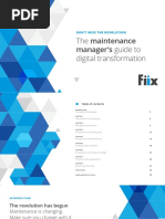 The Maintenance Managers Guide To Digital Transformation