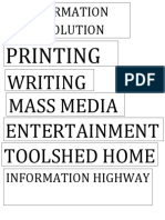 Printing: Information Revolution