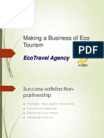 Making A Business of Eco Tourism: Ecotravel Agency