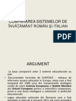 Comparatie Sisteme de Invatamant Romania-Italia_ro