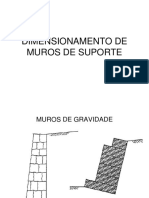 T04 Geo2 - Dimensionamento de Muros de Suporte