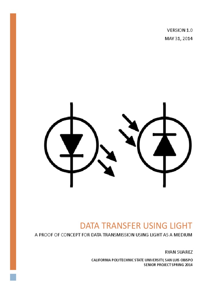 Tranfering Data Through Light | PDF | Arduino | Light Emitting Diode